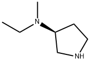 3-Pyrrolidinamine,N-ethyl-N-methyl-,(S)-(9CI) 结构式