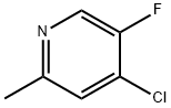 4-Chloro-5-fluoro-2-methylpyridine Structure