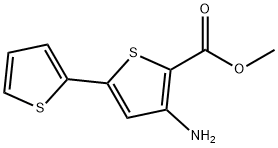 METHYL 3-AMINO-5-(THIEN-2-YL)THIOPHENE-2-CARBOXYLATE Struktur