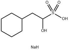 sodium 2-cyclohexyl-1-hydroxyethanesulfonate Struktur