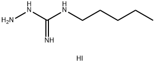 N-氨基-N'-戊基胍氢碘酸盐,169789-35-9,结构式