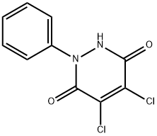 4,5-DICHLORO-6-HYDROXY-2-PHENYL-3(2H)-PYRIDAZINONE 化学構造式