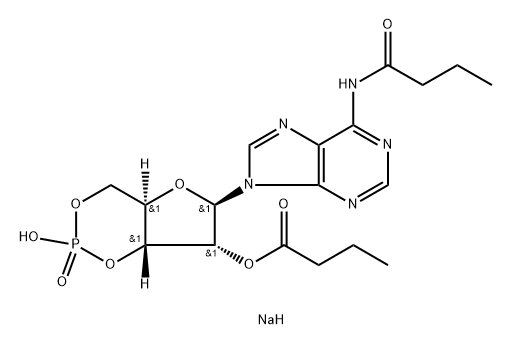 Bucladesine sodium Struktur