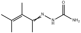 3,4-Dimethyl-3-penten-2-one semicarbazone Struktur