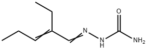 2-Ethyl-2-pentenal semicarbazone Struktur