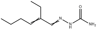 2-Ethyl-2-hexenal semicarbazone Structure