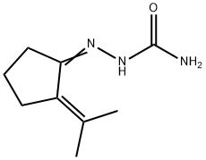 2-(1-Methylethylidene)cyclopentanone semicarbazone Struktur