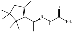 Methyl(2,4,4,5,5-pentamethyl-1-cyclopenten-1-yl) ketone semicarbazone|