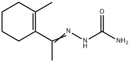 Methyl(2-methyl-1-cyclohexen-1-yl) ketone semicarbazone Struktur