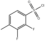 2,3-Difluoro-4-methylbenzenesulfonylchloride Struktur