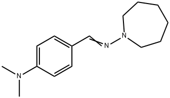 4-(azepan-1-yliminomethyl)-N,N-dimethyl-aniline Struktur