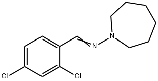 N-(2,4-Dichlorobenzylidene)-1-azepanamine Struktur
