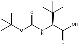 N-BOC-T-BUTYLGLYCINE
 Struktur