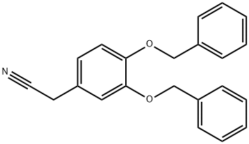 3,4-DIBENZYLOXYPHENYLACETONITRILE Structure