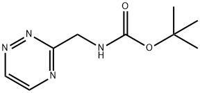 Carbamic acid, (1,2,4-triazin-3-ylmethyl)-, 1,1-dimethylethyl ester (9CI) 结构式