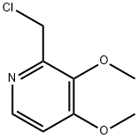 2-CHLOROMETHYL-3,4-DIMETHOXY PYRIDINE HYDROCHLORIDE Structure