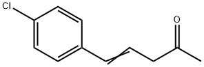 1-(4-クロロフェニル)-1-ペンテン-4-オン 化学構造式