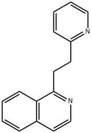 (beta-(2-pyridyl)ethyl)isoquinoline Struktur