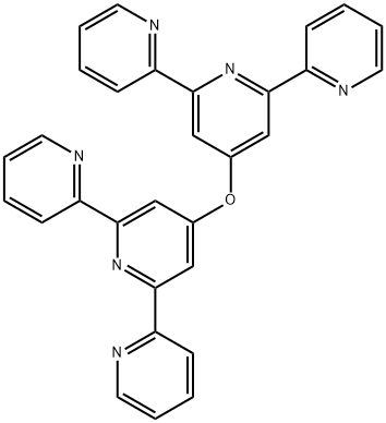 ビス(2,2′:6′,2′′-テルピリジン-4′-イル)エーテル 化学構造式