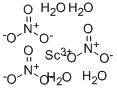 SCANDIUM(+3)NITRATE TETRAHYDRATE 结构式