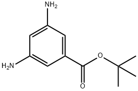 Benzoic acid, 3,5-diamino-, 1,1-dimethylethyl ester (9CI) Structure