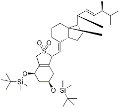 (3S)-1,3-Bis-O-tert-ButyldiMethylsilyl3-HydroxyVitaMinD2SO2부가물(DiastereoMers의혼합물)