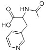 2-ACETYLAMINO-3-PYRIDIN-3-YL-PROPIONIC ACID Structure