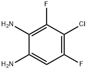 4-Chloro-1,2-diamino-3,5-difluorobenzene, 4-Chloro-3,5-difluorophenylene-1,2-diamine Structure