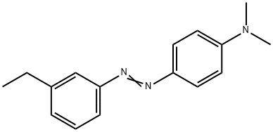 4-[(3-Ethylphenyl)azo]-N,N-dimethylbenzenamine 结构式