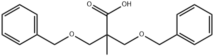 2,2-BIS-(BENZYLOXYMETHYL)PROPIONIC ACID 结构式