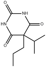 5-イソプロピル-5-プロピルバルビツル酸 化学構造式
