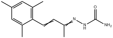 4-Mesityl-3-buten-2-one semicarbazone,17014-28-7,结构式