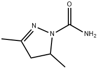 3,5-Dimethyl-2-pyrazoline-1-carboxamide 结构式