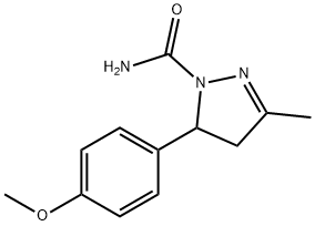 5-(p-메톡시페닐)-3-메틸-2-피라졸린-1-카르복사미드