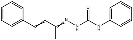 4-Phenyl-3-buten-2-one 4-phenyl semicarbazone 结构式