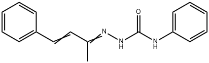 4-Phenyl-3-buten-2-one 4-phenyl semicarbazone,17014-34-5,结构式