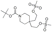 tert-butyl 4,4-bis(2-(Methylsulfonyloxy)ethyl)piperidine-1-carboxylate