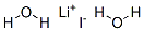 Lithium iodide dihydrate Structure