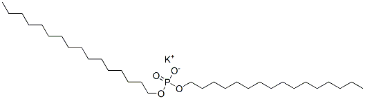 りん酸カリウムジヘキサデシル 化学構造式