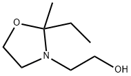 2-ethyl-2-methyloxazolidine-3-ethanol Struktur