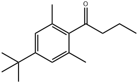 4'-tert-butyl-2',6'-dimethylbutyrophenone Structure