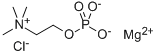 Phosphorylcholine, magnesium salt 化学構造式
