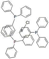 chlorodihydrotris(triphenylphosphine)iridium Struktur