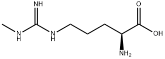 Nω-モノメチル-L-アルギニン 酢酸塩 化学構造式