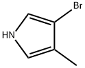 1H-Pyrrole, 3-bromo-4-methyl- 化学構造式