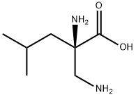 Leucine, 2-(aminomethyl)- (9CI) Structure