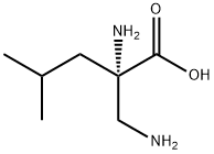 D-Leucine, 2-(aminomethyl)- (9CI) Structure