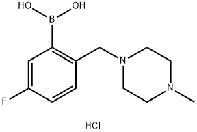 5-fluorine-2-((4-Methylpiperazin-1-yl)Methyl)phenylboronatehydrochloride|5-氟-2-((4-甲基哌嗪-1-基)甲基)苯基硼酸盐酸盐