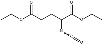 (S)-(-)-2-isocyanatoglutaric acid diethyl ester Struktur