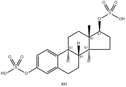 1,3,5[10]-ESTRATRIENE-3,17BETA-DIOL DISULFATE DIPOTASSIUM SALT Struktur